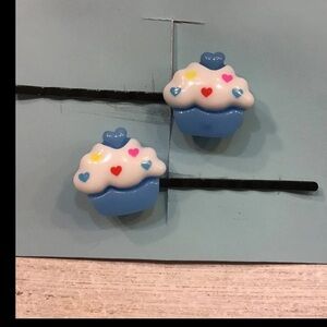 Cupcakes Hair Clips